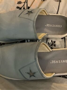 Converse ladies Slip-On Star sandals in Light Blue